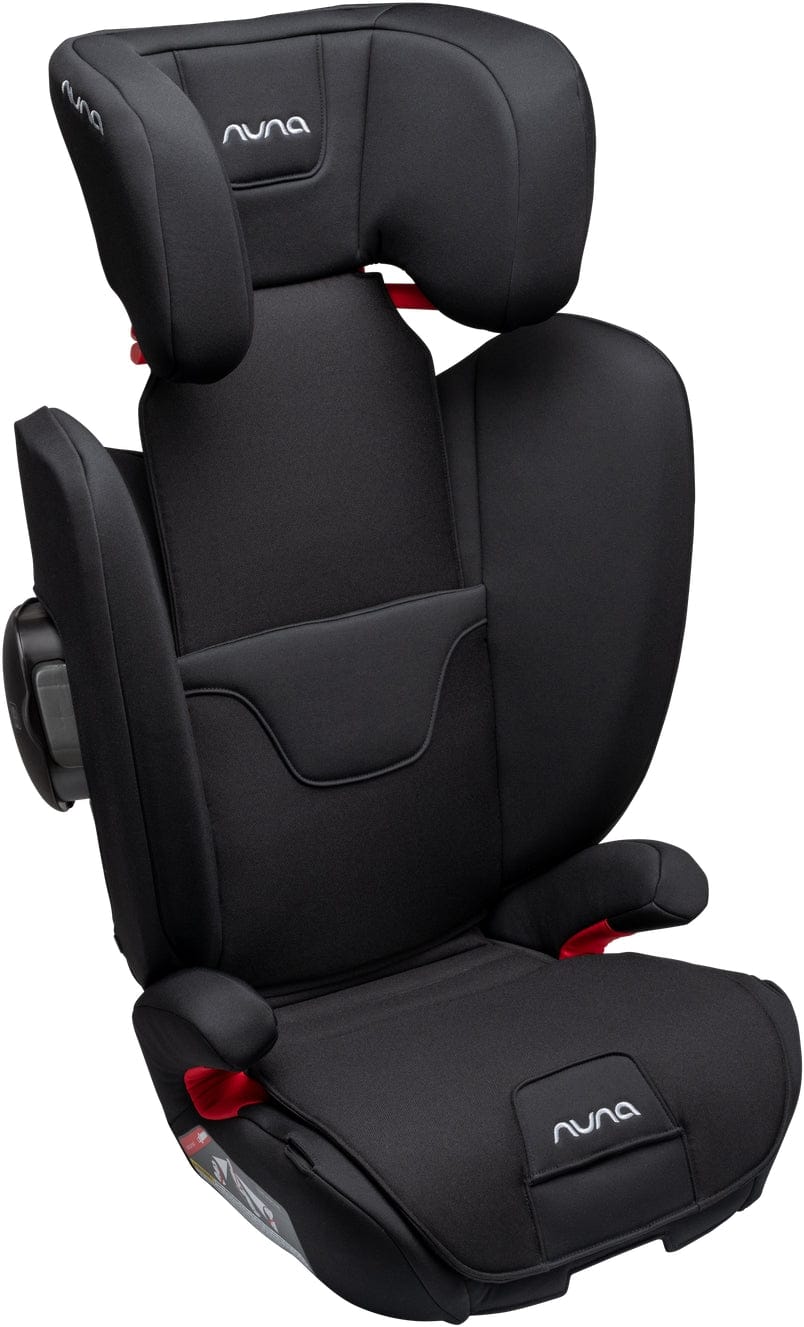 Nuna AACE Flame-Retardant Free Back Belt Positioning Booster Car Seat - Caviar - CS07007CVR
