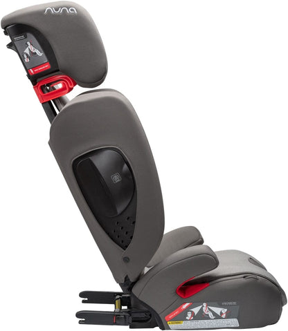 Nuna AACE Flame-Retardant Free High Back Belt Positioning Booster Car Seat - Granite - CS07007GRN
