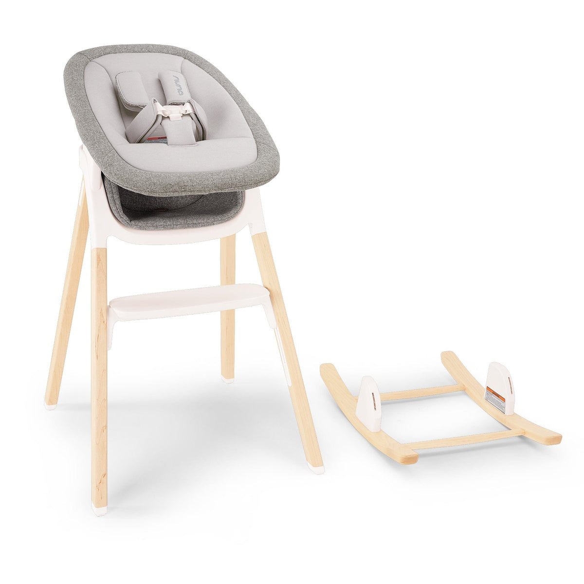 Nuna BRYN High Chair + Newborn Rocker Bundle - Heritage - HC17101HRI-RK17101HRI