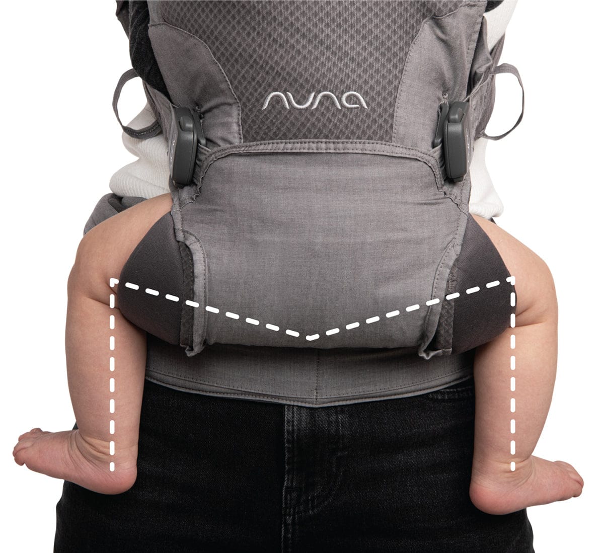 Nuna CUDL 4 in 1 Baby Carrier - Softened Shadow - bc13902ssd