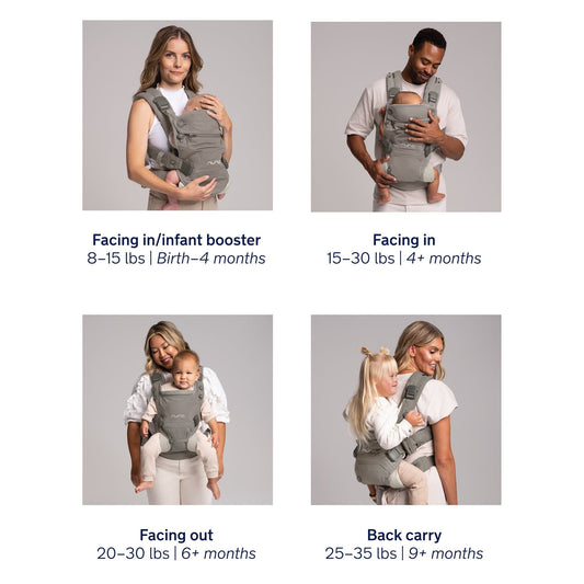 Nuna CUDL Clik 4 in 1 Baby Carrier - Denim - BC17202DNM