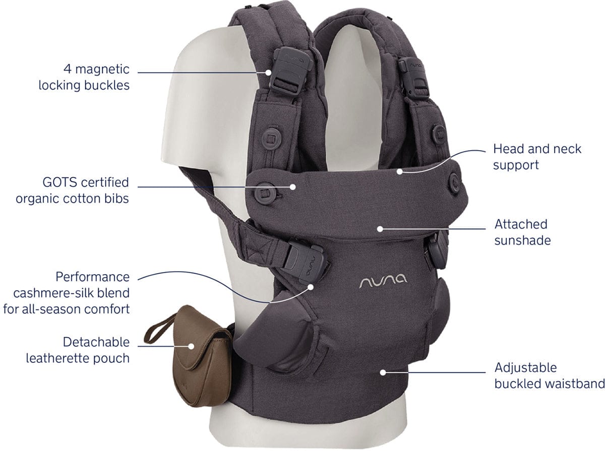 Nuna CUDL Luxe 4 in 1 Baby Carrier - Dusk - BC17250DSK