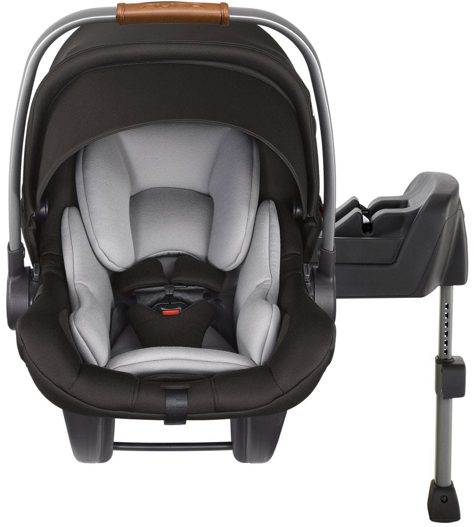 Nuna DEMI Grow + PIPA Lite LX Travel System Bundle - Caviar/Caviar - ST08110CVR-CF08501CVR