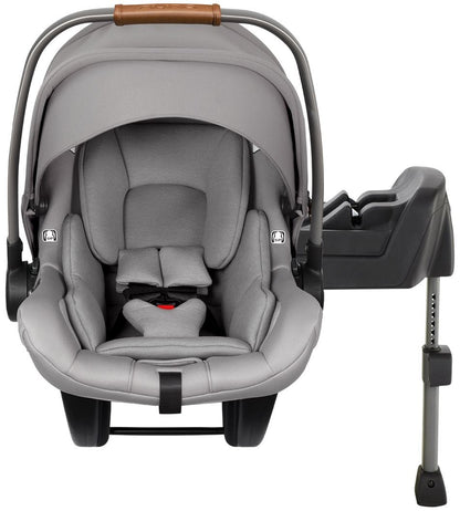 Nuna DEMI Grow + PIPA Lite LX Travel System Bundle - Frost/Frost - ST08110FRT-CF08501FRT