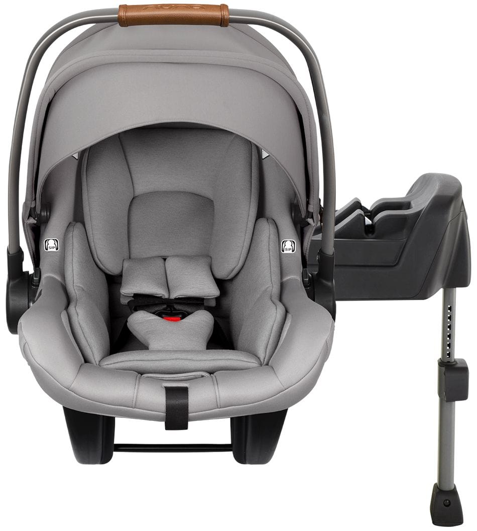 Nuna DEMI Grow + PIPA Lite LX Twin Travel System Bundle - Frost/Frost - TWIN-ST08110FRT-CF08501FRT