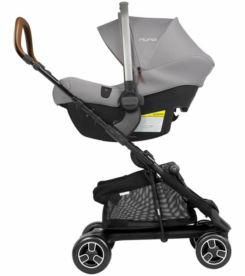 Nuna DEMI Grow + PIPA Lite LX Twin Travel System Bundle - Frost/Frost - TWIN-ST08110FRT-CF08501FRT