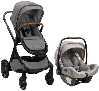 Nuna DEMI Grow + PIPA Lite RX Travel System Bundle - Frost/Frost - ST08110FRT-CF10208600FRT