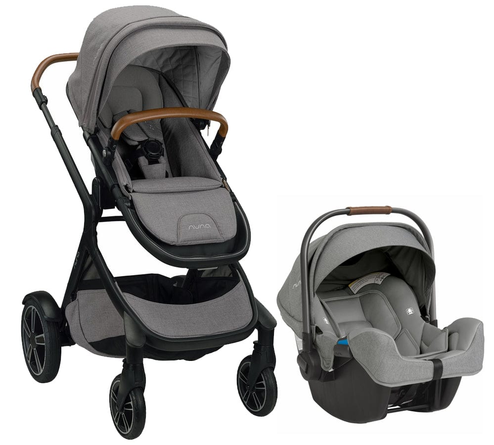 Nuna DEMI Grow + PIPA Travel System Bundle - Frost/Frost - ST08110FRT-CF03501FRT