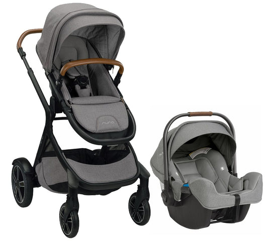 Nuna DEMI Grow + PIPA Travel System Bundle - Frost/Frost - ST08110FRT-CF03501FRT
