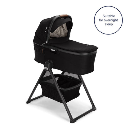Nuna DEMI Grow Bassinet + Stand - Caviar - CD09200CVR