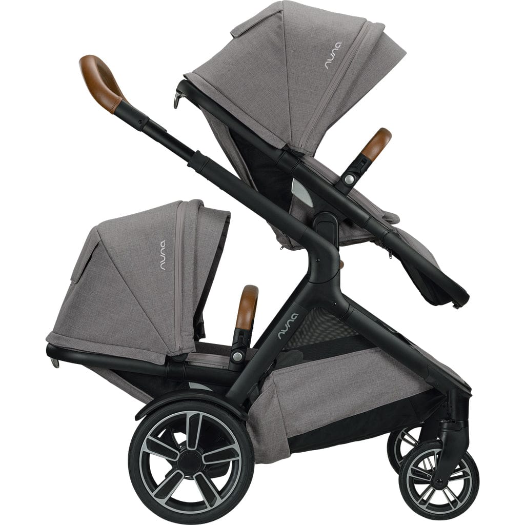 Nuna DEMI Grow Double Stroller Bundle - Frost - ST08110FRT-AC08107FRT