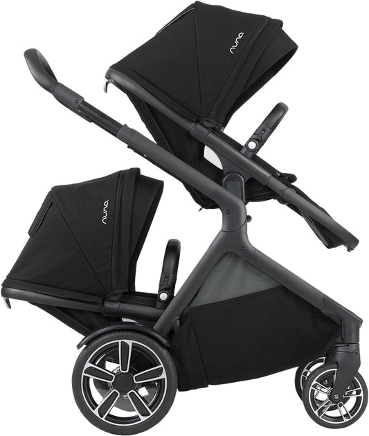Nuna Demi Grow Double Stroller - Caviar - ST08101CVR-AC08101CVR