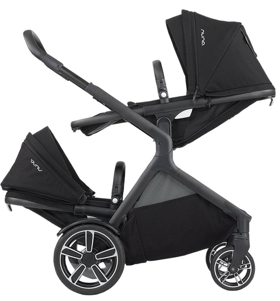 Nuna Demi Grow Double Stroller - Caviar