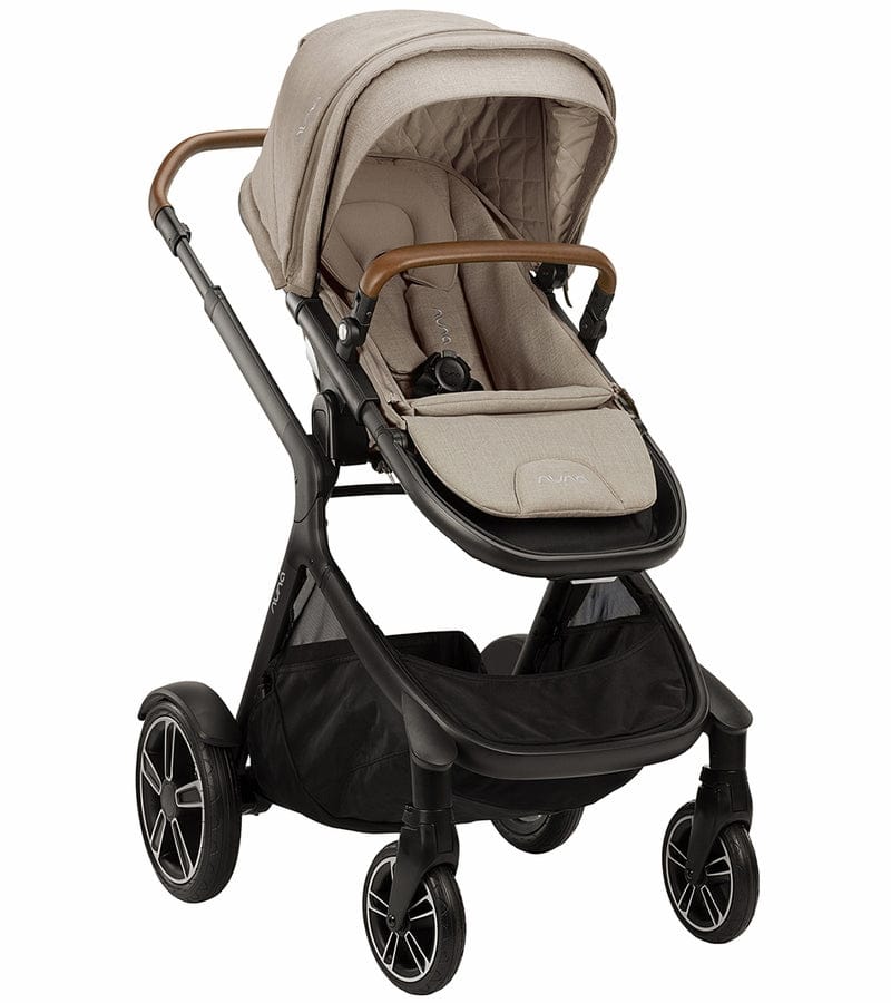 Nuna DEMI Grow Double Stroller with Aire Protect Canopy + Classic Canopy - Hazelwood - ST08122HAZ-AC08117HAZ