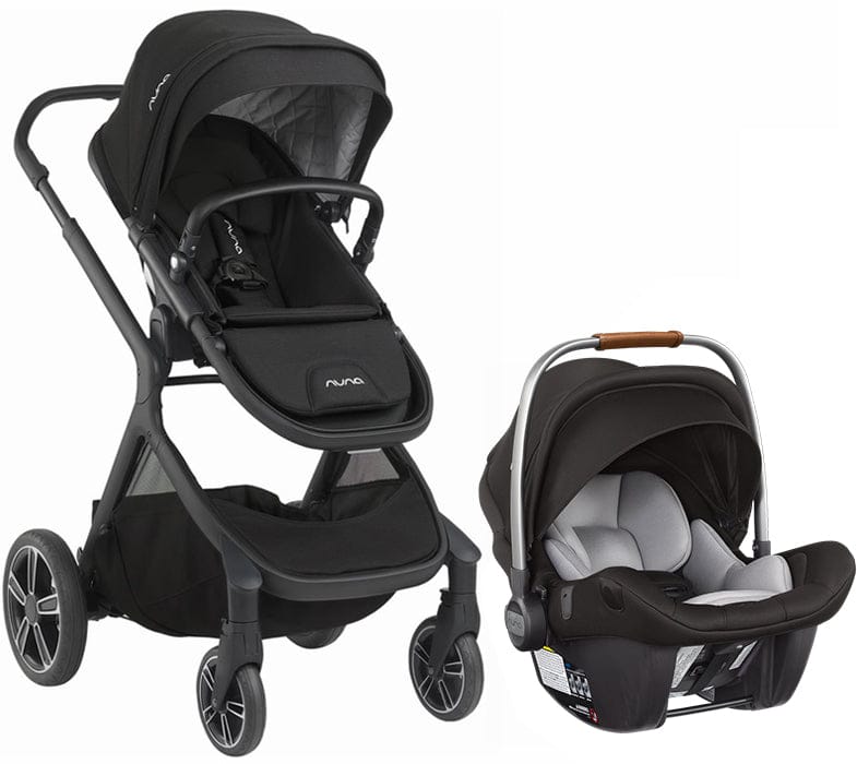 Nuna Demi Grow + Pipa Lite LX Travel System - Caviar - ST08101CVR-CF08501CVR