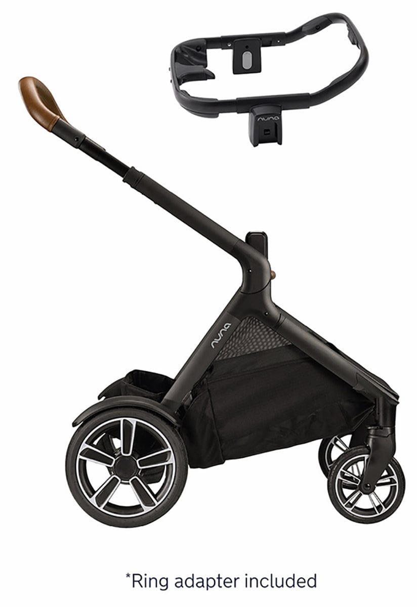 Nuna DEMI Grow + PIPA Lite RX Travel System with Aire Protect Canopy + Classic Canopy - Hazelwood / Caviar - ST08122HAZ-CF10208600CVR