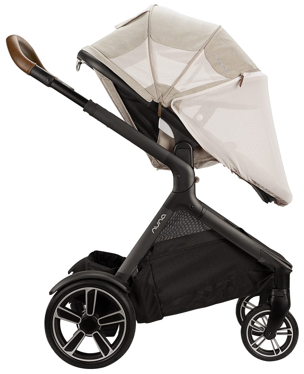 Nuna DEMI Grow + PIPA Lite RX Travel System with Aire Protect Canopy + Classic Canopy - Hazelwood / Caviar - ST08122HAZ-CF10208600CVR