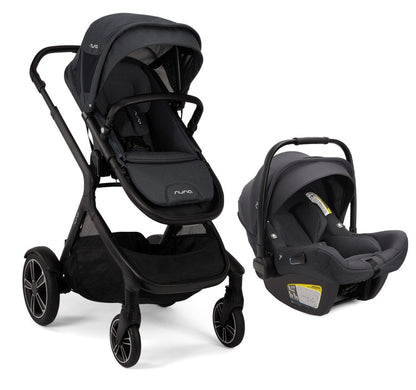 Nuna DEMI Grow + PIPA Lite RX Travel System with Aire Protect Canopy + Classic Canopy - Ocean