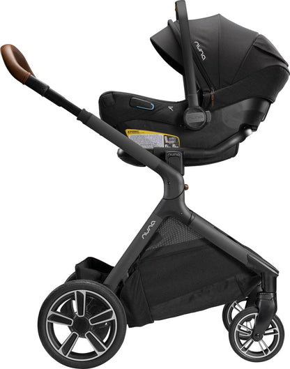 Nuna DEMI Grow + PIPA Lite RX Twin Travel System Bundle - Caviar/Caviar - TWIN-ST08110CVR-CF10208600CVR
