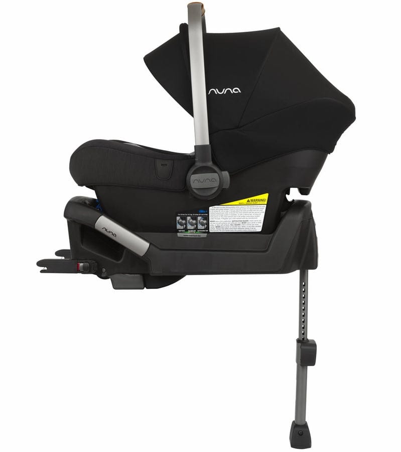 Nuna DEMI Grow + PIPA Lite Twin Travel System Bundle - Caviar/Caviar - TWIN-ST08110CVR-CF08500CVR