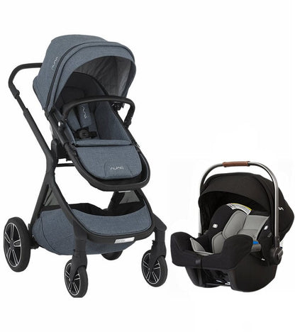 Nuna Demi Grow + Pipa Stroller - Aspen/Caviar - ST08101ASP-CF03501CVR