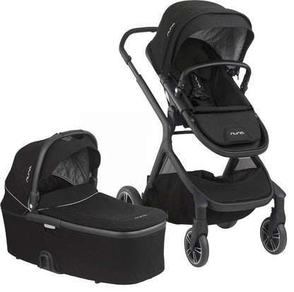 Nuna Demi Grow Stroller & Bassinet - Caviar - ST08101CVR-CC09200CVR
