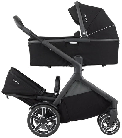 Nuna Demi Grow Stroller & Bassinet - Caviar - ST08101CVR-CC09200CVR