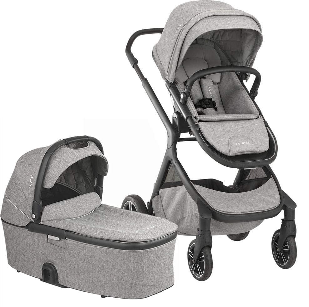 Nuna Demi Grow Stroller & Bassinet - Frost - ST08101FRT-CC09200FRT