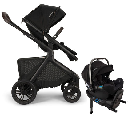 Nuna DEMI icon Stroller + PIPA RX Infant Car Seat Travel System - Caviar - ST22901CCR-CF12508610CCR