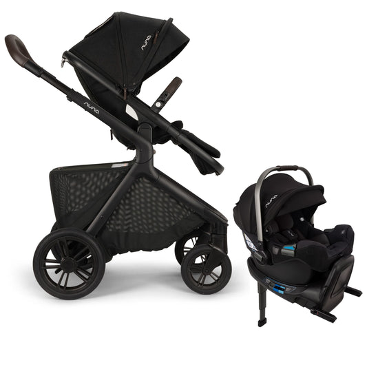 Nuna DEMI icon Stroller + PIPA RX Infant Car Seat Travel System - Caviar - ST22901CCR-CF12508610CCR