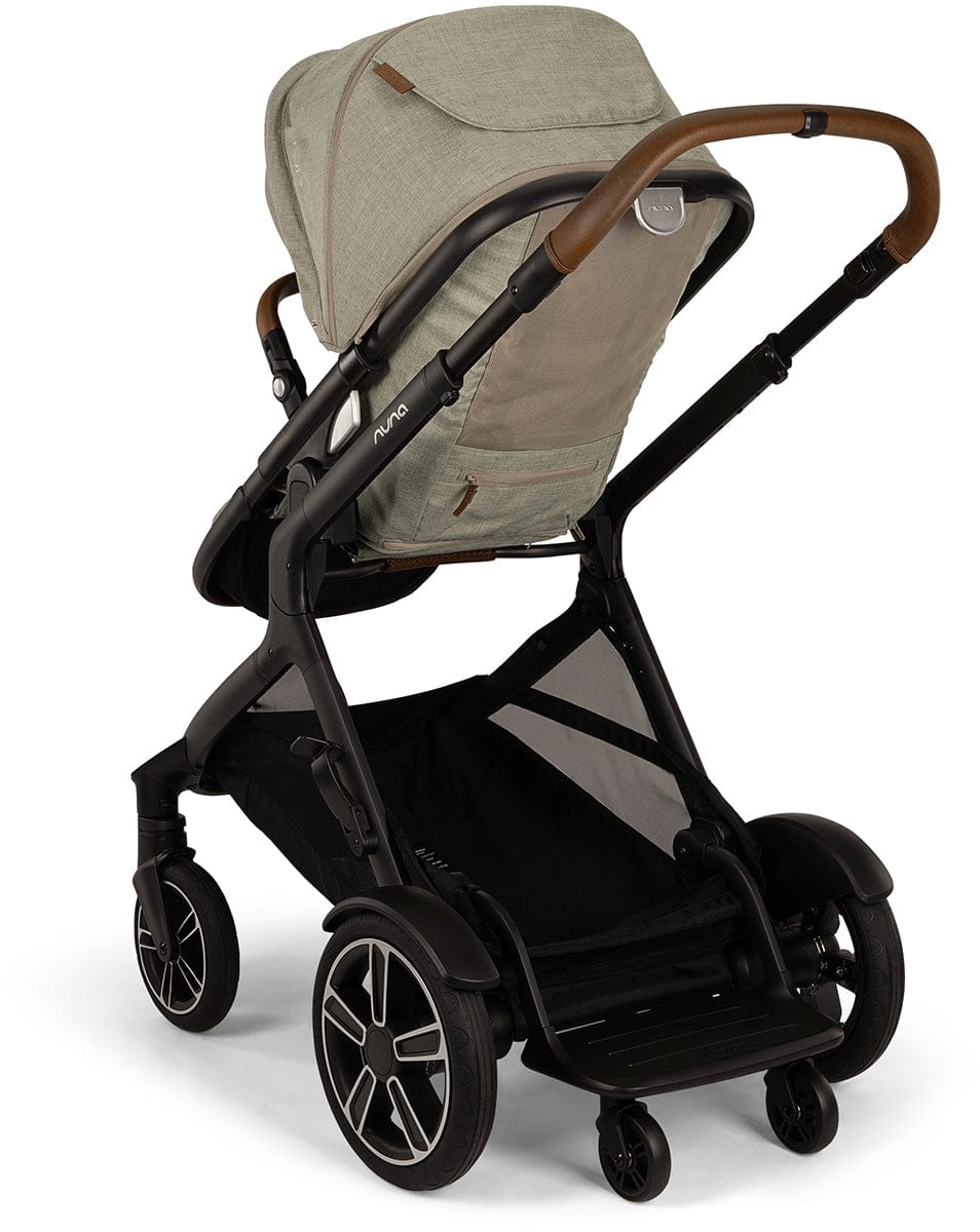 Nuna DEMI Next Double Stroller with Rider Board Bundle - Hazelwood - ST17902HAZ-AC17902HAZ