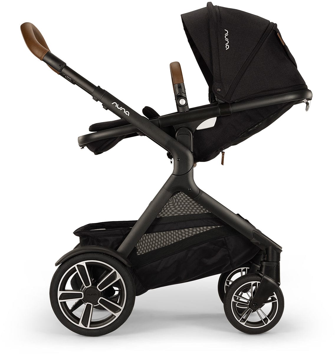 Nuna DEMI Next Stroller with Rider Board - Caviar - ST17902CVR