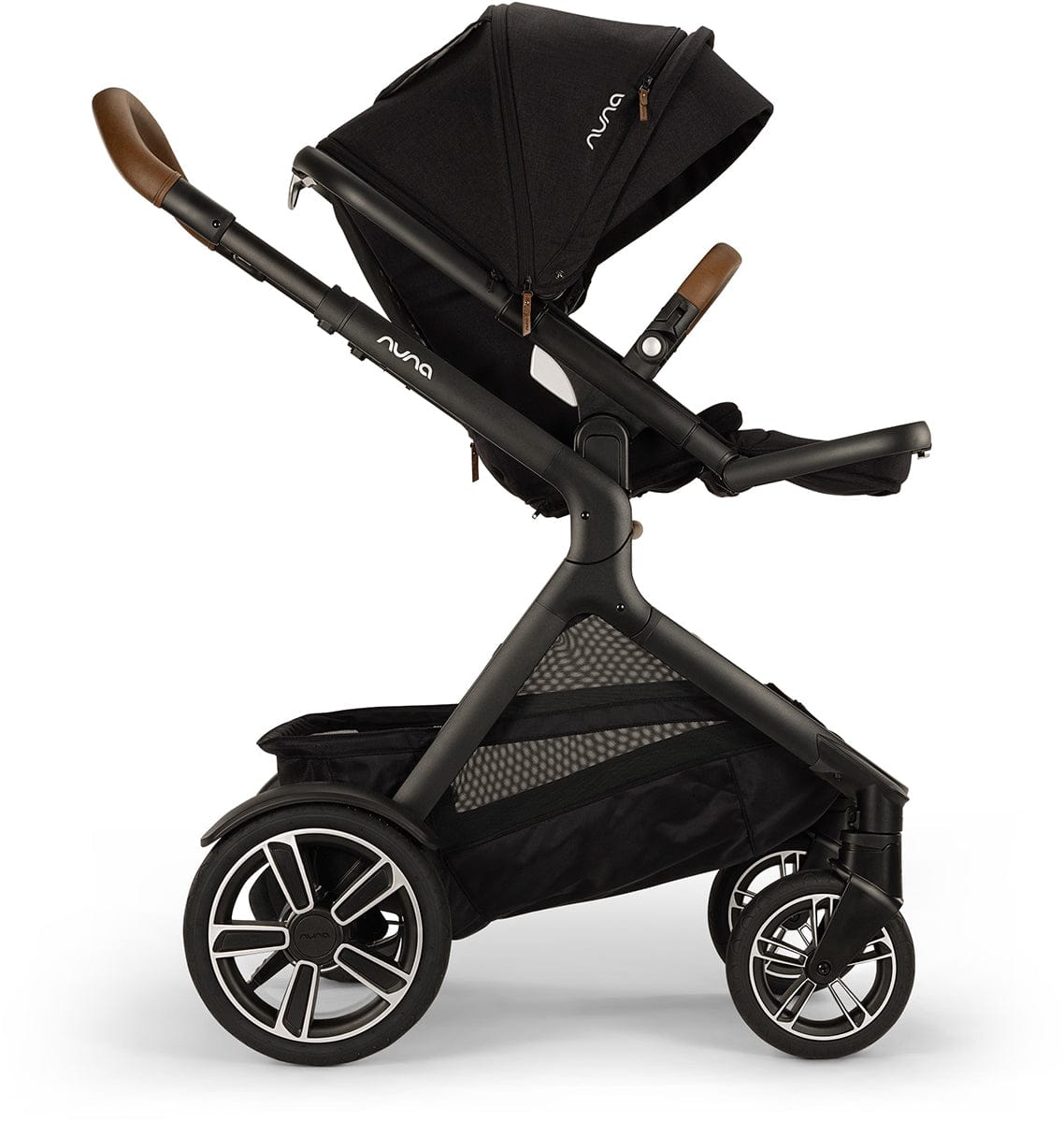 Nuna DEMI Next Stroller with Rider Board - Caviar - ST17902CVR