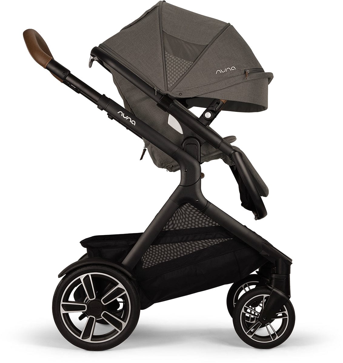 Nuna DEMI Next Stroller with Rider Board - Granite - ST17902GRN