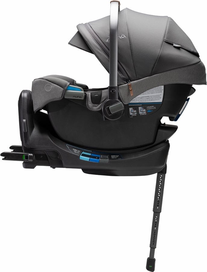 Nuna DEMI Next Stroller with Rider Board + PIPA RX Travel System Bundle - Granite - ST17902GRN-CF12508600GRN