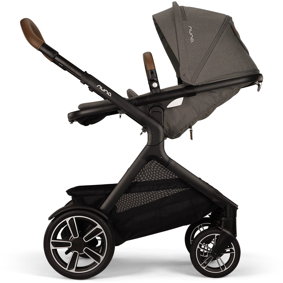 Nuna DEMI Next Stroller with Rider Board + PIPA RX Travel System Bundle - Granite - ST17902GRN-CF12508600GRN