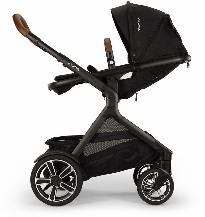 Nuna DEMI Next Stroller with Rider Board + PIPA urbn Travel System - Caviar - TS17915601CVR