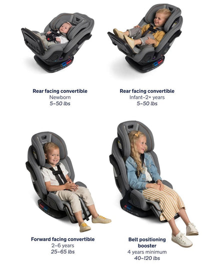 Nuna EXEC All-In-One Convertible Car Seat - Lake