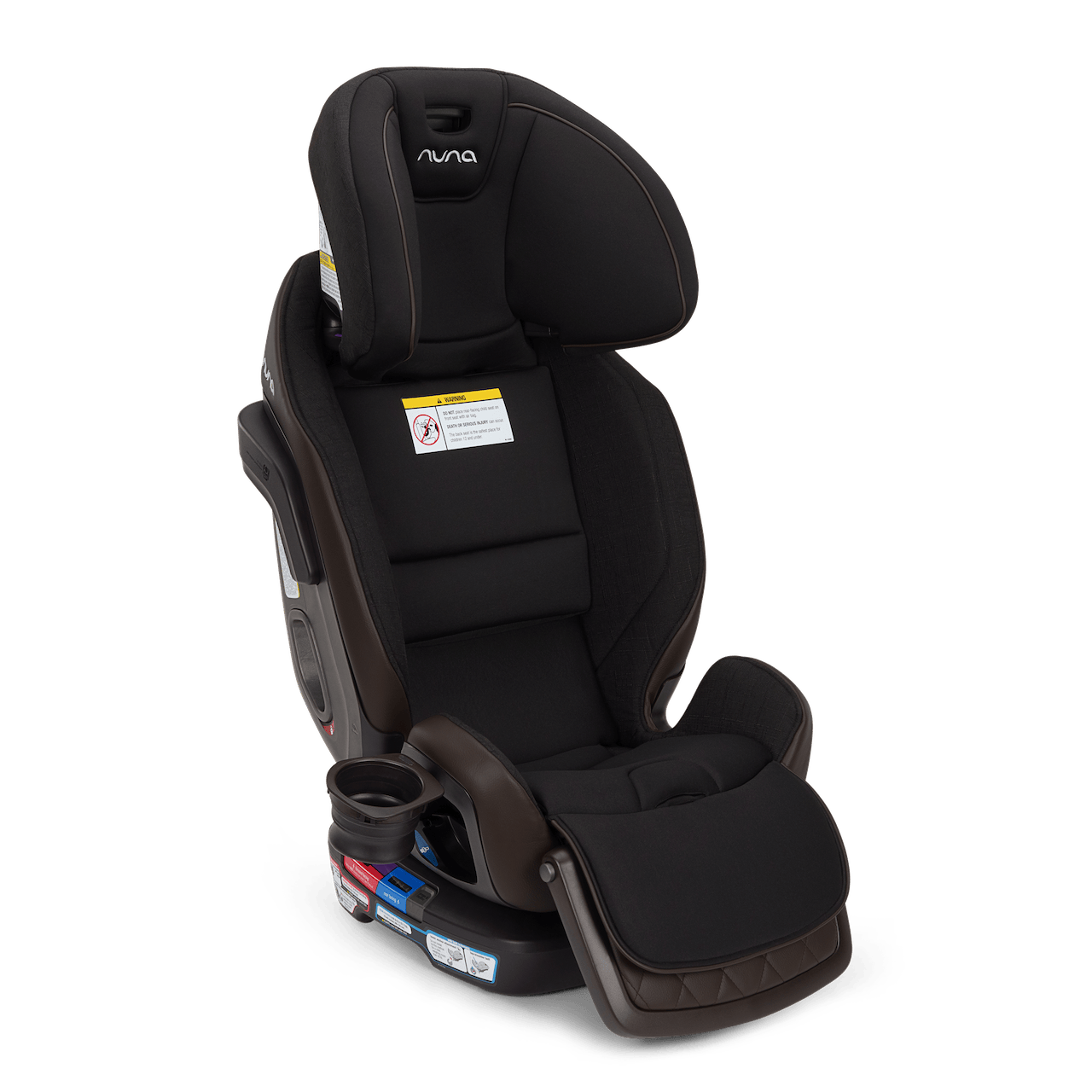 Nuna EXEC Next All-In-One Convertible Car Seat - Caviar / Chocolate - CS20500CCR