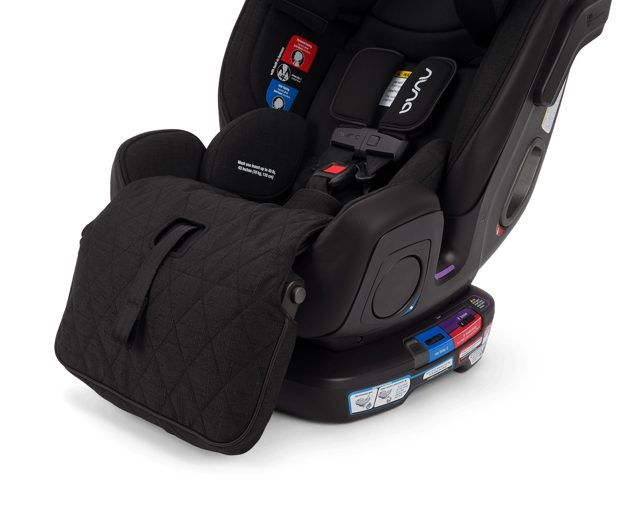 Nuna EXEC Next All-In-One Convertible Car Seat - Midnight - CS20500MDT