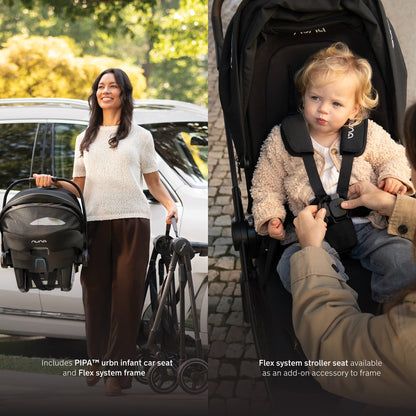 Nuna PIPA urbn Flex System - Caviar - TS16015600CVR