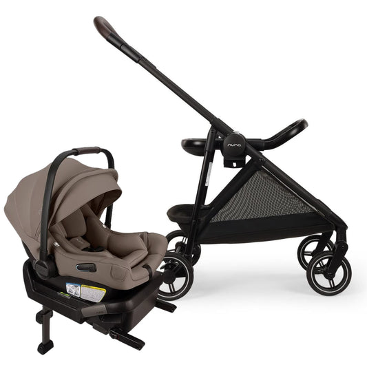 Nuna Flex System Frame + PIPA Aire Travel System Bundle - Cedar - SF16070CVR - CF18502CDR