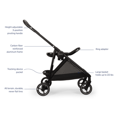 Nuna Flex System Frame + PIPA RX Travel System Bundle - Cedar - SF16070CVR-CF12508610CDR