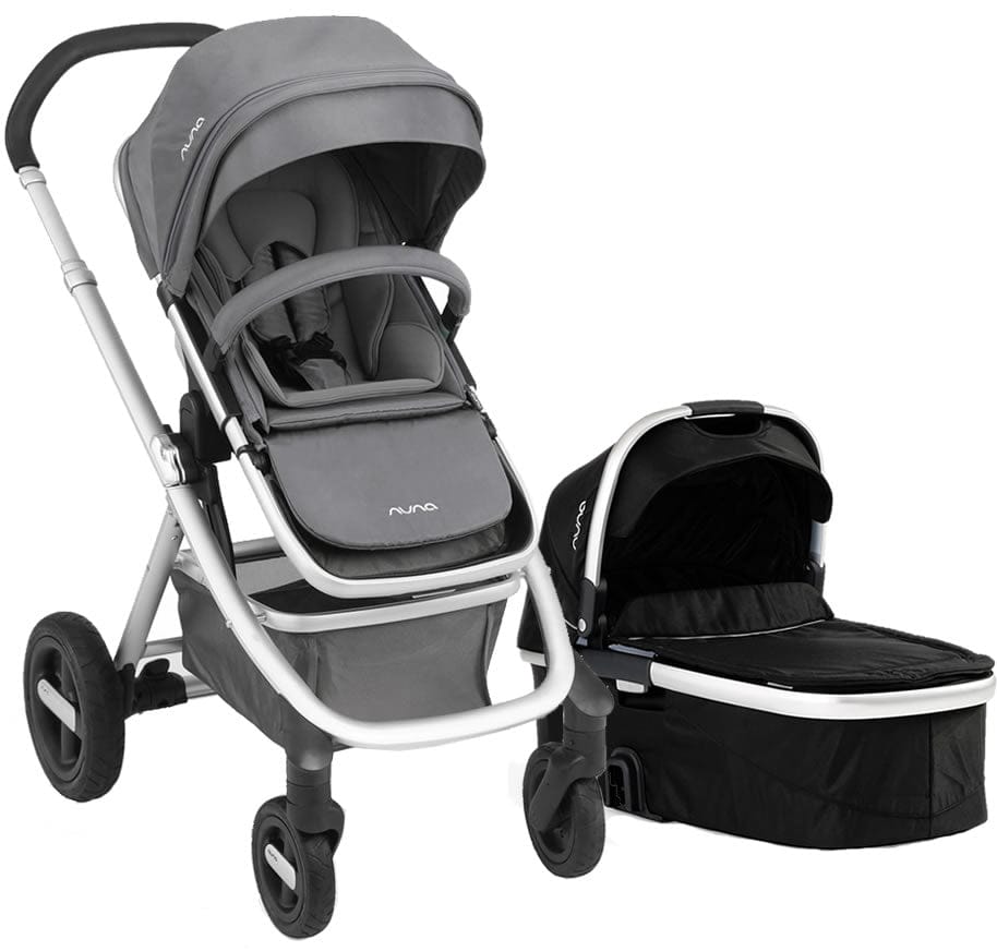 Nuna Ivvi Stroller & Bassinet - Graphite/Caviar - ST-CC-007