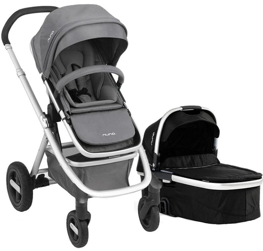 Nuna Ivvi Stroller & Bassinet - Graphite/Caviar - ST-CC-007