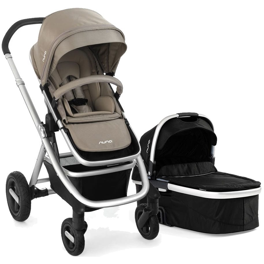 Nuna Ivvi Stroller & Bassinet - Safari/Caviar - ST-CC-005