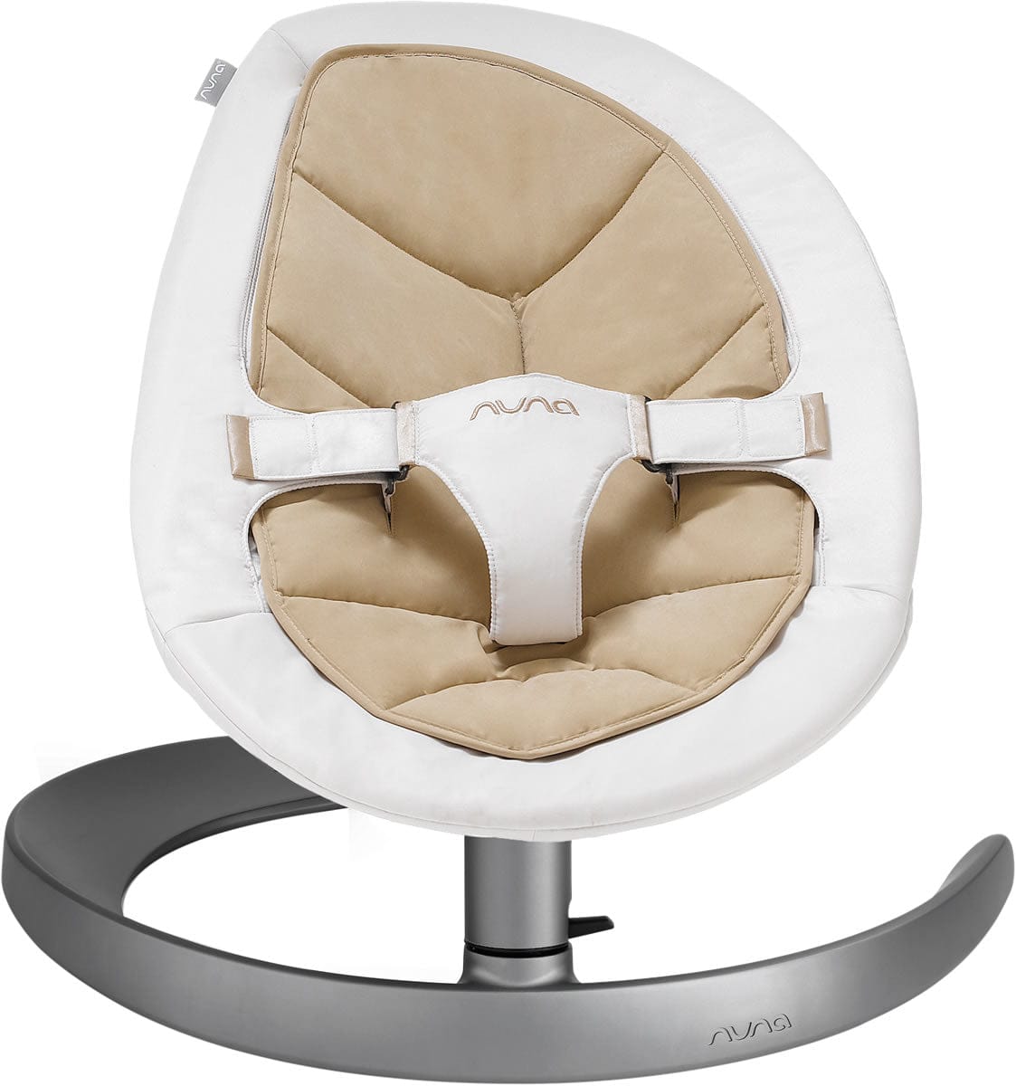 Nuna Leaf Curv Bouncer (Organic Cotton Insert) - Bisque