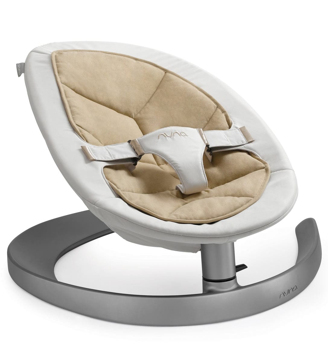 Nuna Leaf Curv Bouncer (Organic Cotton Insert) - Bisque