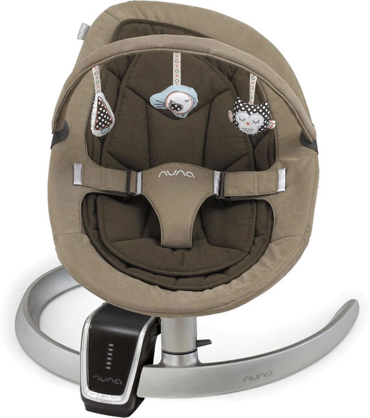 Nuna Leaf Luxx Curv Bouncer & Wind Bundle - Almond - SE-04-019-WD