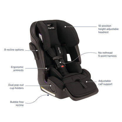 Nuna LUMN Harness to Booster Car Seat - Caviar - CS15400CVR